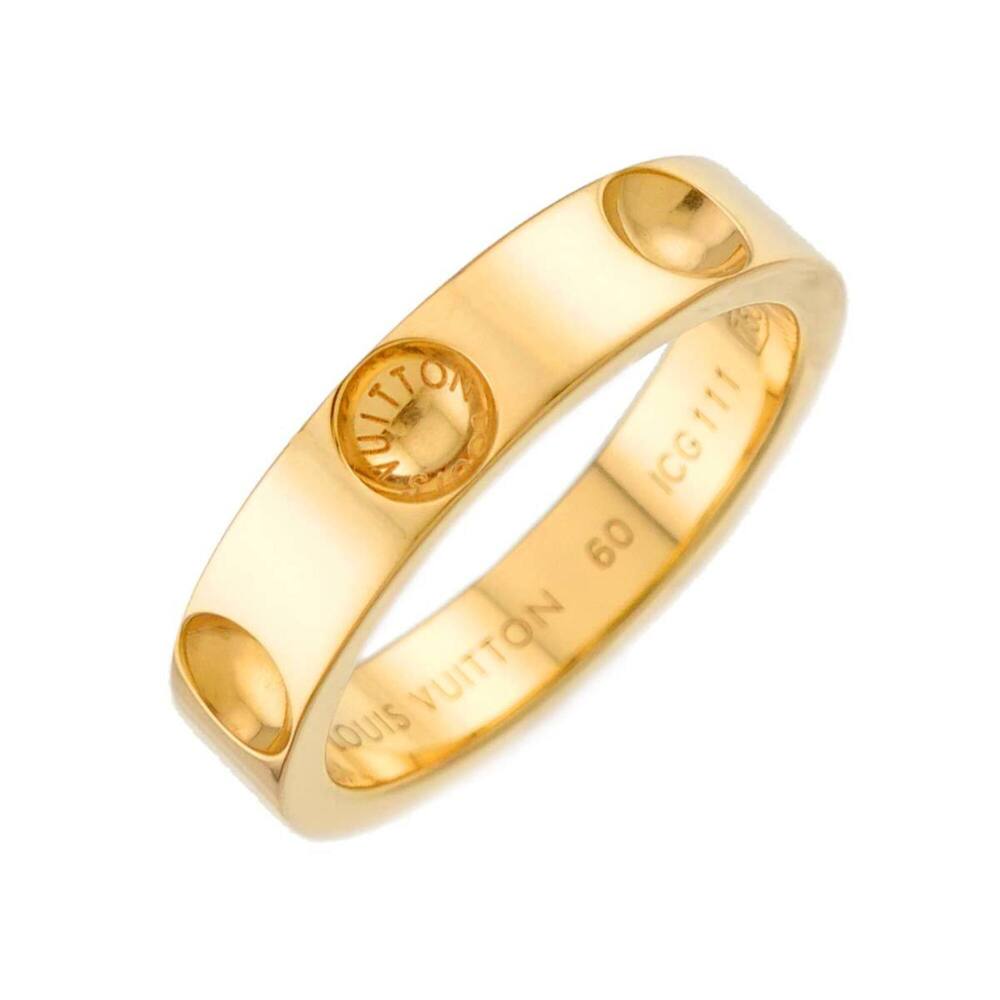 Louis Vuitton Petite Bague Empreinte #60 Ring, 18K YG Yellow Gold 750